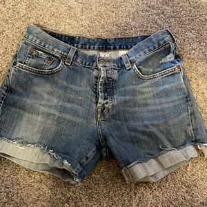 Lucky cuffed jean shorts